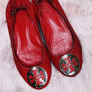Tory Burch red flats size 8.5